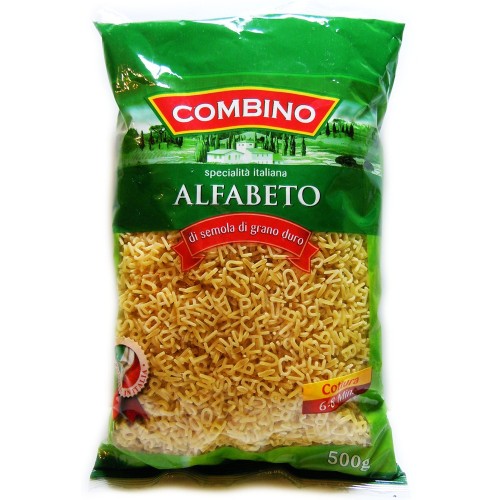Combino Alfabeto Макароные изделия алфавит 500г