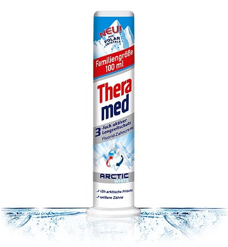 Отбеливающая зубная паста Theramed Spender Arctic White, 100 мл, Германия