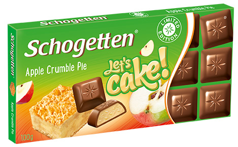 Шоколад Schogetten Apple Pie Яблочный пирог 100г