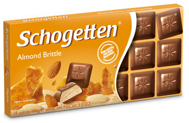 Шоколад Schogetten Almond Brittle Хрустящий миндаль 100г