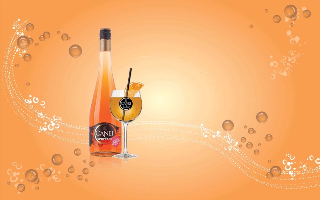 Canei Spritzer коктейльное вино со вкусом апельсина