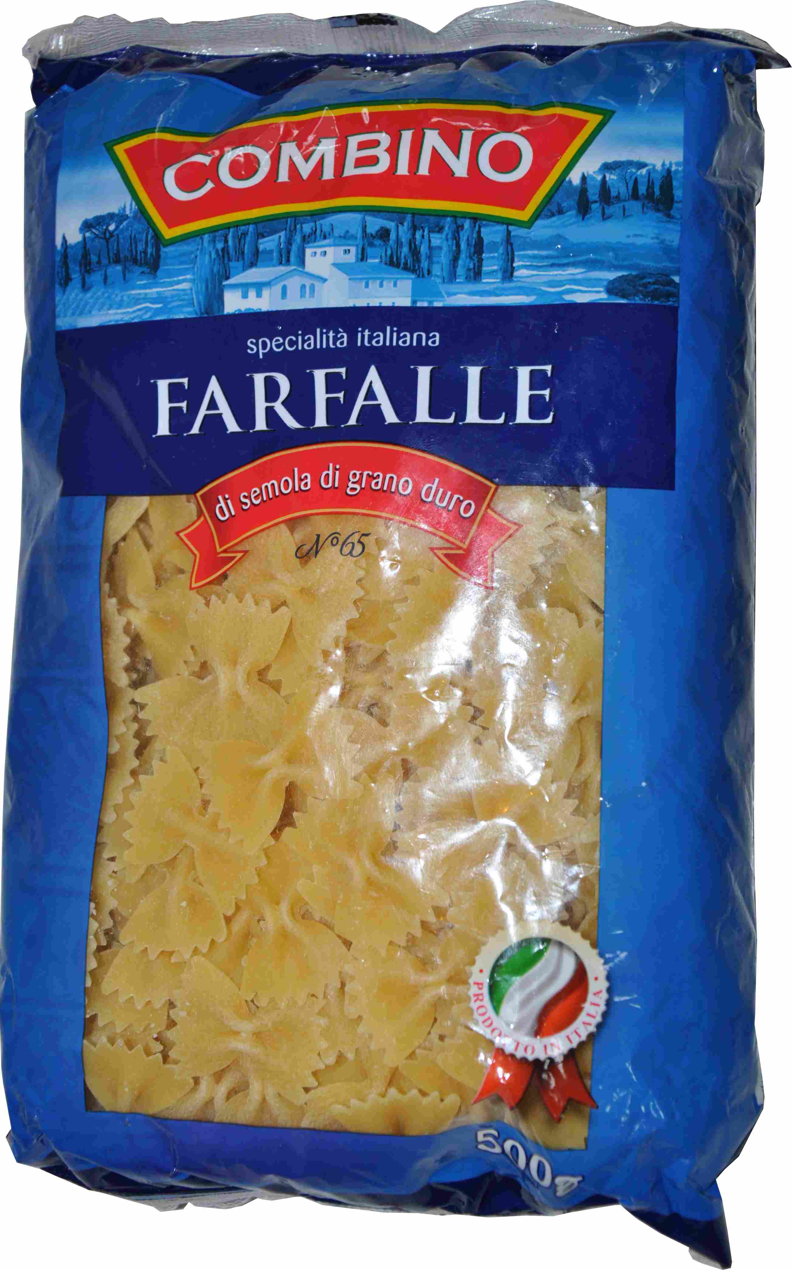 Combino Farfalle Макаронные изделия  бабочки 500гр