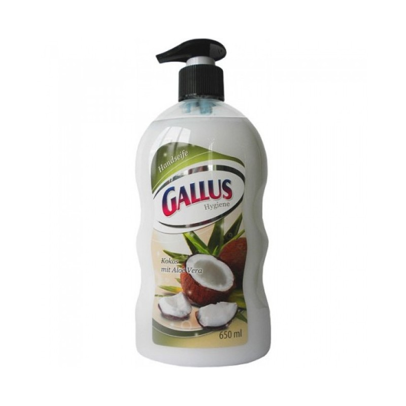 Жидкое мыло Gallus Kokos mit Aloe Vera Кокос с алое вера, 650мл