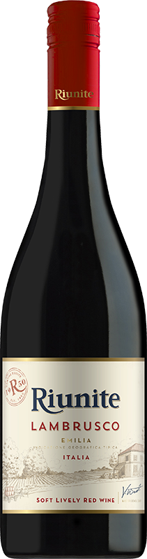 Lambrusco Dell'Emilia Riunite красное полусладкое игристое вино 1.5л