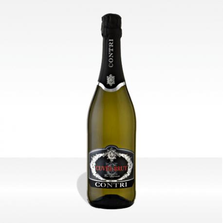 Игристое сухое вино Contri Cuvee Brut 0,75л