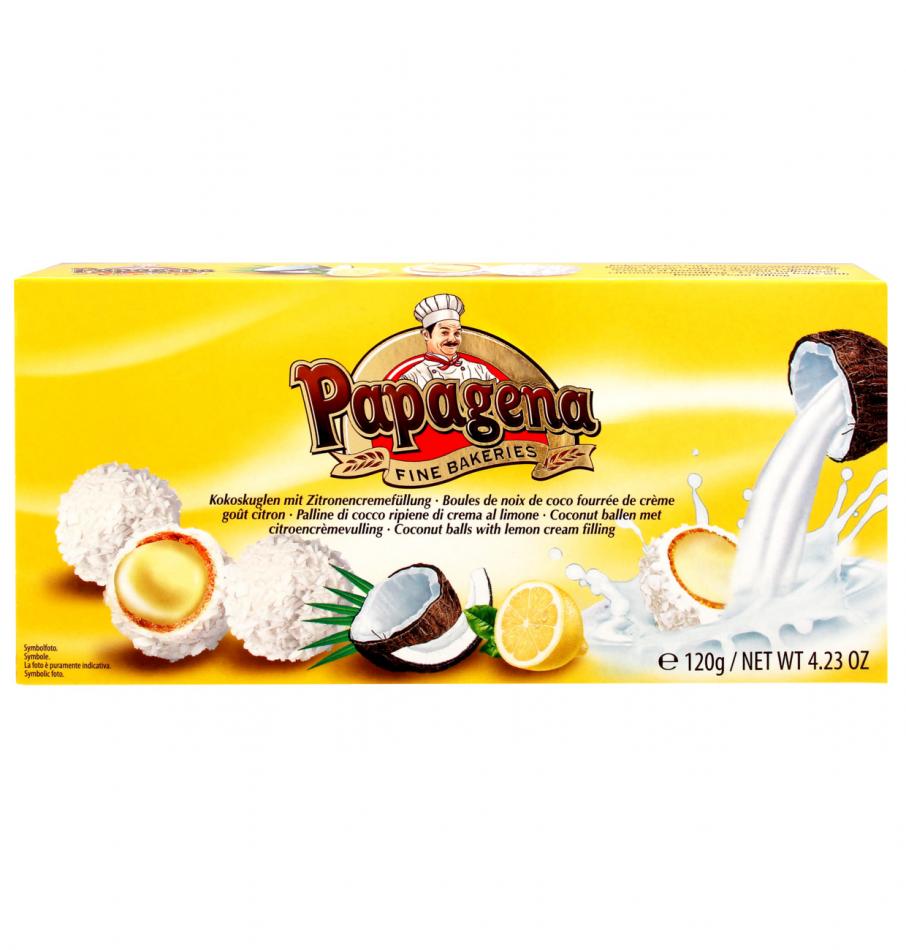Вафельные конфеты с лимонной начинкой Papagena 120г, Австрия